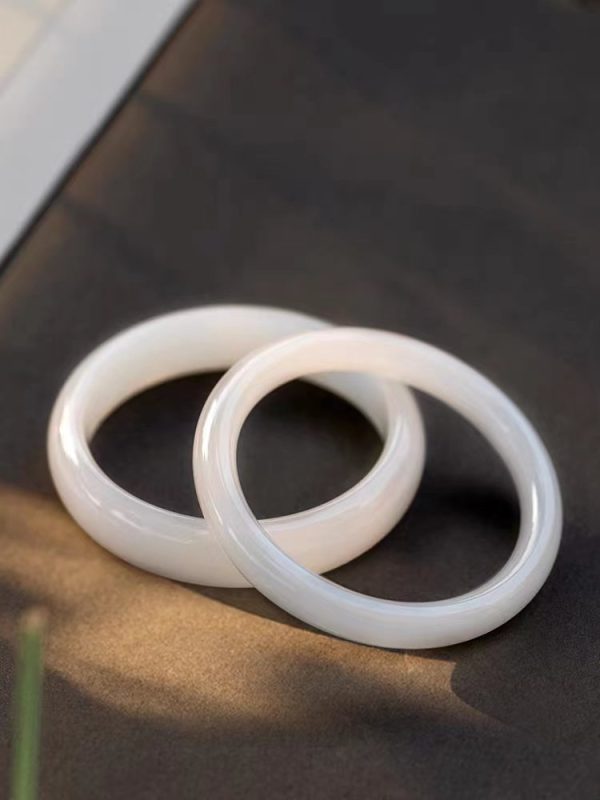 Hetian jade white jade bracelet-154 - Image 2